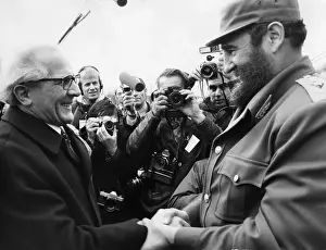 Honecker: Castro Visits Germany