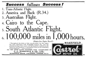 C.c.wakefield: Castrol Achievements 1923-1924