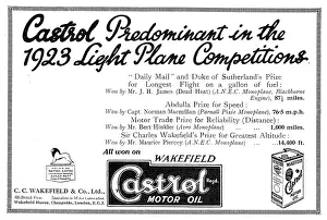 C.c.wakefield: Castrol Aero Engine Oil
