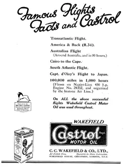 C.c.wakefield: Castrol Aero Engine Oil