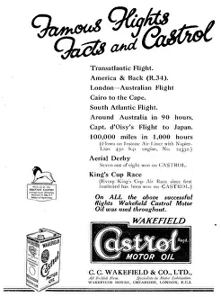 C.c.wakefield: Castrol Aero Engine Oil - Achievements