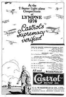 Lympne: Castrol Aero Engine Oil - Lympne Trials
