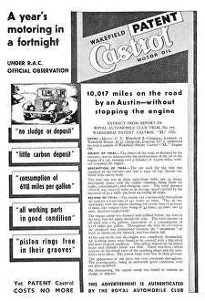 Castrol: Castrol Aero Oils