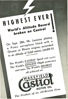 Lemoine: Castrol Altitude Record Lemoine Potez