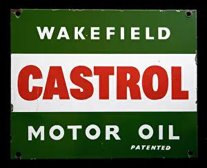 Castrol: Castrol Motor Oil Sign