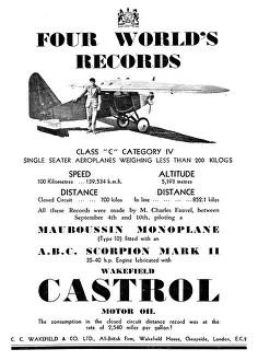 C.c.wakefield: Castrol Oil 1929