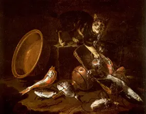 Stealing: Cat Stealing a Fish