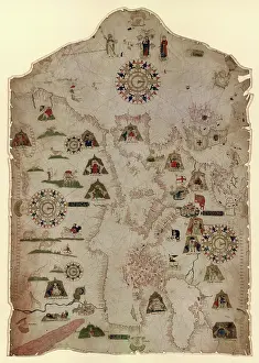 Cartographic: Catalan Map of the Mediterranean and Black Seas, 1559