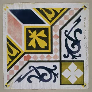 Cornet: Catalan Modernism. Original desing of tile for the decoratio