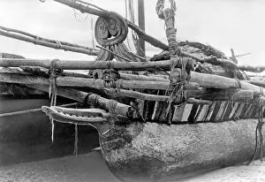 Catamaran: The catamaran Orou, around 1930