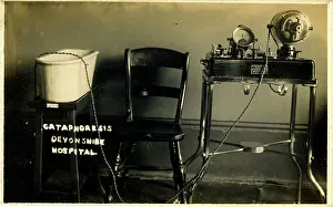 Marylebone: Cataphoresis Machine, Devonshire Hospital, Marylebone, Engla