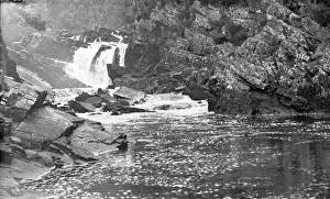 Lochs: Cataract on a mountain beck