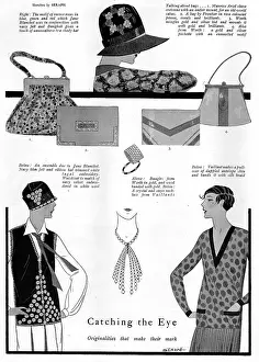 Ensembles: Catching the Eye: the latest accessories, 1927