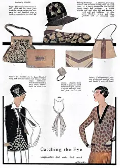 Couturiers: Catching the Eye: the latest accessories, 1927