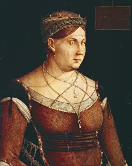 1429: Caterina Cornaro, by Gentile Bellini