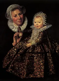 Brocade: Catharina Hooft, by Frans Hals