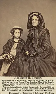Catharine: Catharine Lawrence, with the former slave