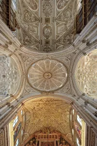 Retable: Cathedral ceilings, Cathedral-Great Mosque, Cordoba