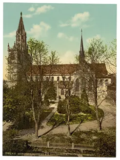 Konstanz: The Cathedral and Column of Mary, Constance (i.e. Konstanz)