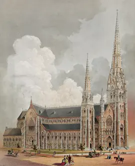 C1871: Cathedral of the Holy Cross, Boston, Mass