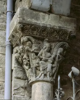 Molding: Cathedral of Jaca. 11th c. SPAIN. Jaca. Cathedral