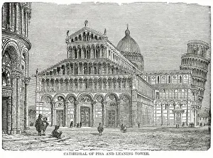Miracoli: cathedral - leaning tower - Pisa - architecture