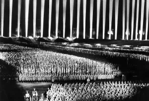 Searchlights: Cathedral of Light at the Nuremberg Rally, 1936