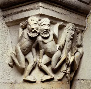Wiligelmo: Cathedral of Modena capital detail