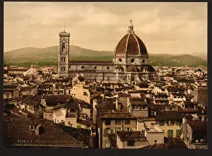 Vecchio: The Cathedral, panoramic view from Vecchio Palace, Florence