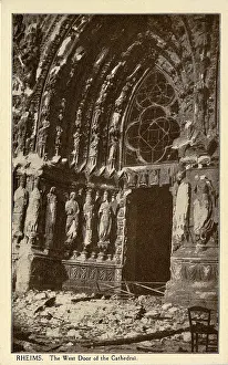 Rheims: The Cathedral, Rheims, Marne