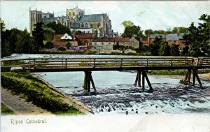 Footbridge: Cathedral, Ripon, Yorkshire