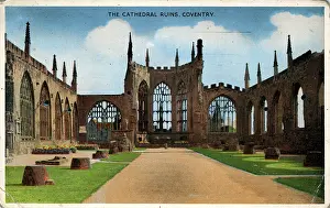 Coventry: The Cathedral Ruins, Coventry, Warwickshire