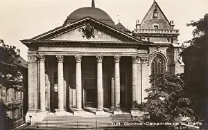 Peristyle: Cathedral of Saint Pierre, Geneva, Switzerland