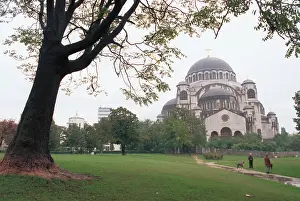 Belgrade: The Cathedral of Saint Sava, 1995