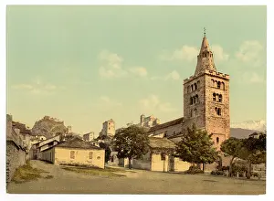 Sion: The cathedral of Sion, Valais, Switzerland
