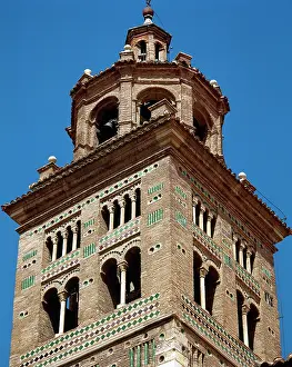 Mudejar: Cathedral of Teruel (12th and 13th centuries). Mudejar tower