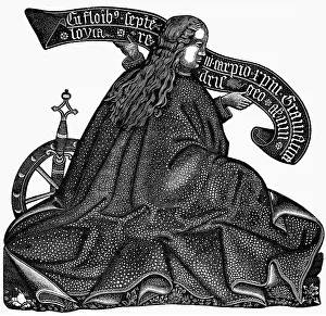 Banderole: Catherine of Alexandria, circa 287 - circa 305