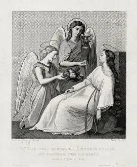 Nourished: CATHERINE FED BY ANGELS