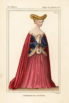 Cotte: Catherine de Vendome, wife of John I, Count