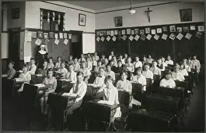 Fechildren: Catholic Elementary School Class, USA