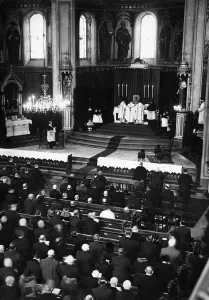 Chruch: Catholic service on the Day of Potsdam, 1933