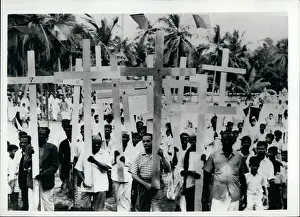 Bandaranaike: Catholics in Ceylon demonstrate against educational change