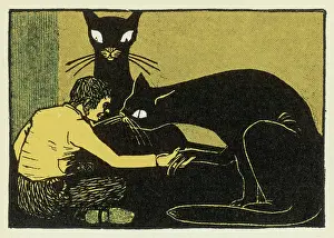 Meaning: CATS AND BOY (GRIMM)