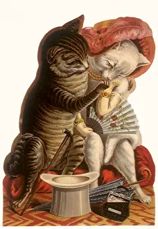 Purse: Cats Courting