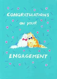 Ayliffe: Two Cats - Engagement Congratulations
