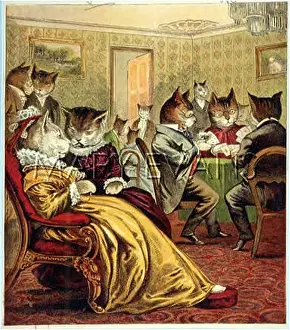 Behave: CATS AT A PARTY C1860