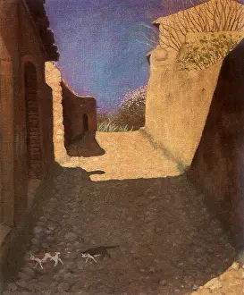 Vallotton: Two Cats Passing By
