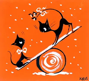 Cats: Cats on a See-saw