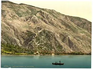 Cattaro: Cattaro, from Dobrota, Dalmatia, Austro-Hungary