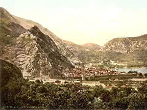 Cattaro: Cattaro, from the north, Dalmatia, Austro-Hungary